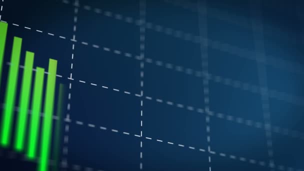 Évolution de l'indice boursier au fil du temps, croissance des bougies, nouvelles opportunités d'investissement 