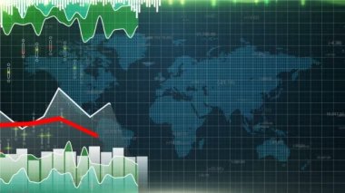 Yükselişte finansal grafik, piyasa büyümesi, boğa borsası değer kazanıyor