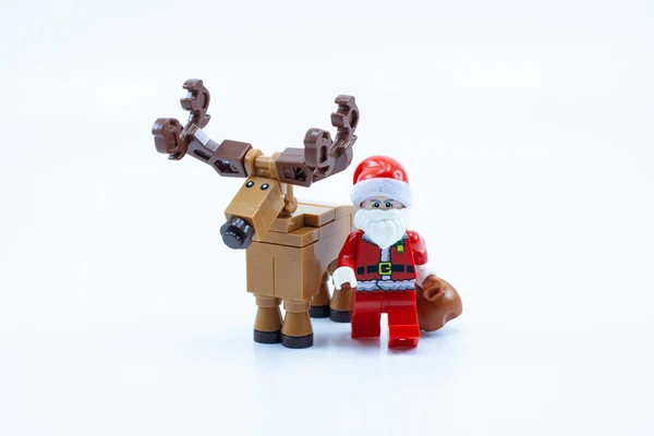 Weihnachtsmann Und Echte Freunde — Stockfoto