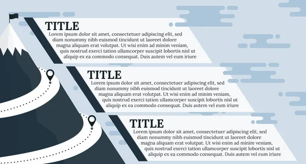 Zirveye giden dağ bilgi yolu