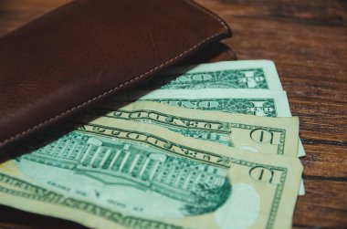 dolar cep ahşap tablo