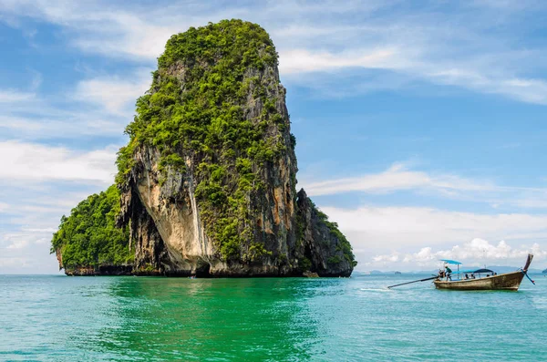 Island Boat Krabi Thailand — Stock Photo, Image