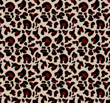 Leopar desen tasarımı, resimleme arkaplanı