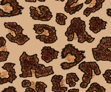 Leopar desen tasarımı, resimleme arkaplanı