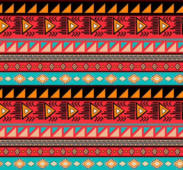Geometric Ethnic Pattern Design Background Fabric Carpet Wallpaper Clothing — Stock Photo, Image