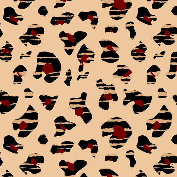 Leopard Pattern Design Illustration Background — Stock Photo, Image