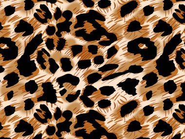 Leopar desen tasarımı, resimleme arkaplanı