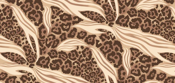 Modello Leopardo Zebra Giraffa Sfondo Illustrazione Disegno Leopardo Gradiente Zebra — Foto Stock