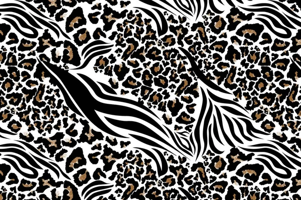 Luipaard Zebra Giraffe Patroon Ontwerp Illustratie Achtergrond Gradiënt Luipaard Zebra — Stockfoto