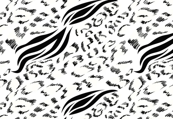 Modello Leopardo Zebra Giraffa Sfondo Illustrazione Disegno Leopardo Gradiente Zebra — Foto Stock