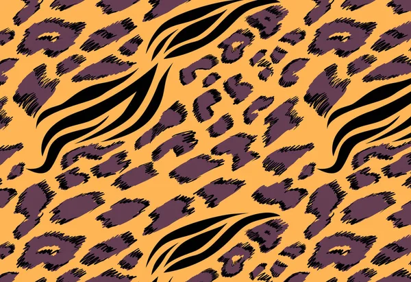 Leopard Zebra Und Giraffe Muster Design Illustration Hintergrund Gradient Leopard — Stockfoto
