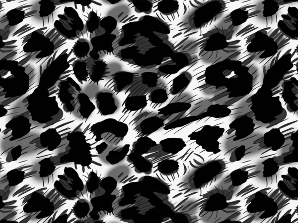Дизайн Візерунка Leopard Фон Ілюстрації — стокове фото