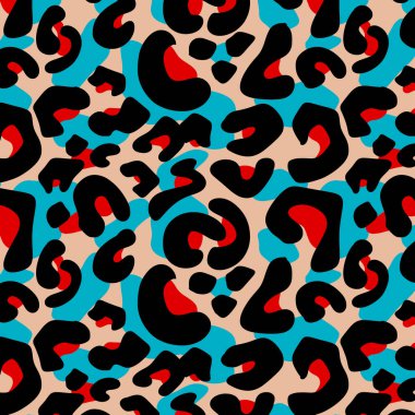 Leopar desen tasarımı, resimleme arkaplanı