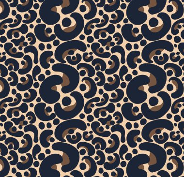 Leopar desen tasarımı, resimleme arkaplanı