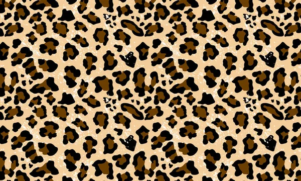 Diseño Patrón Leopardo Fondo Ilustración —  Fotos de Stock