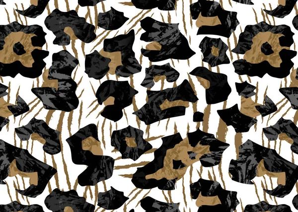 Leopardenmuster Design Illustration Hintergrund — Stockfoto