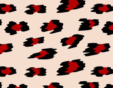Leopar desen tasarımı, resimleme arkaplanı