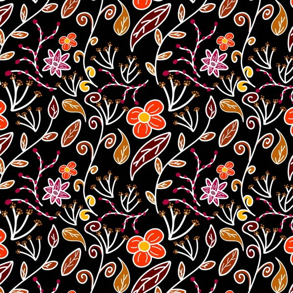 Seamless Flower Pattern Crispy Flower Pattern Cute Pattern Small Flower — Stock Photo, Image