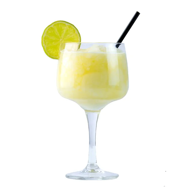 Summer Cocktail White Background — Stock Photo, Image