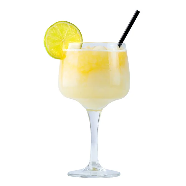 Margarita Cocktail Auf Weißem Hintergrund — Stockfoto