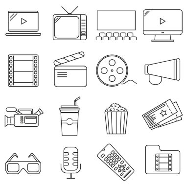 Çizgi stili, simgeler kümesi sinema