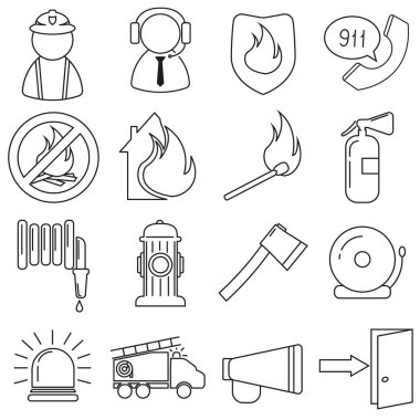 Çizgi stili, simgeler kümesi itfaiyeci