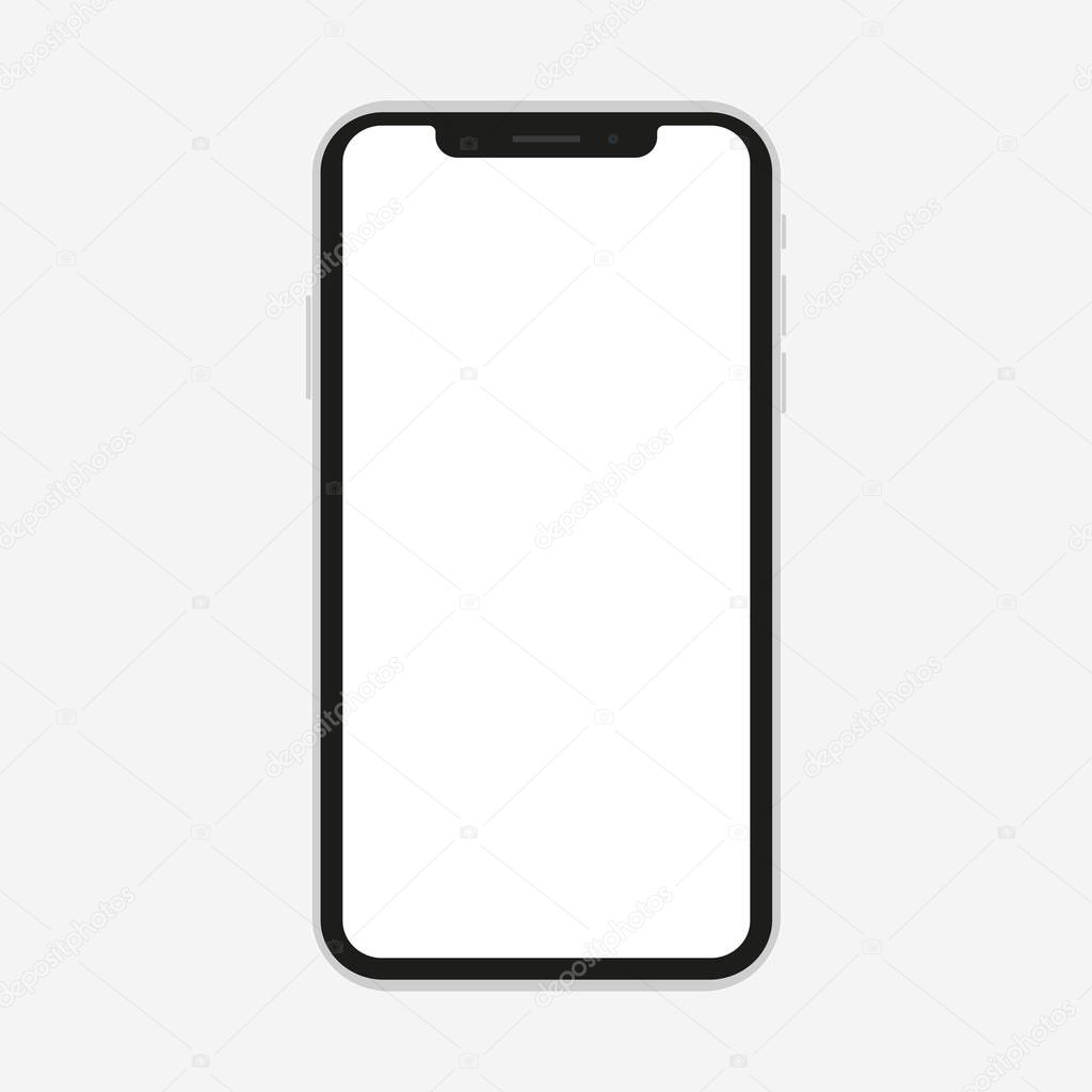 Electronic device in flat style style, vector