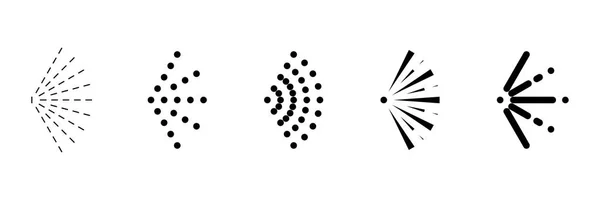 Definir ícone de pulverização em um fundo branco, vetor —  Vetores de Stock
