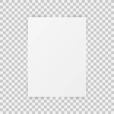 Kağıt gölge - vektör tasarımı ile izole bir arka plan üzerinde