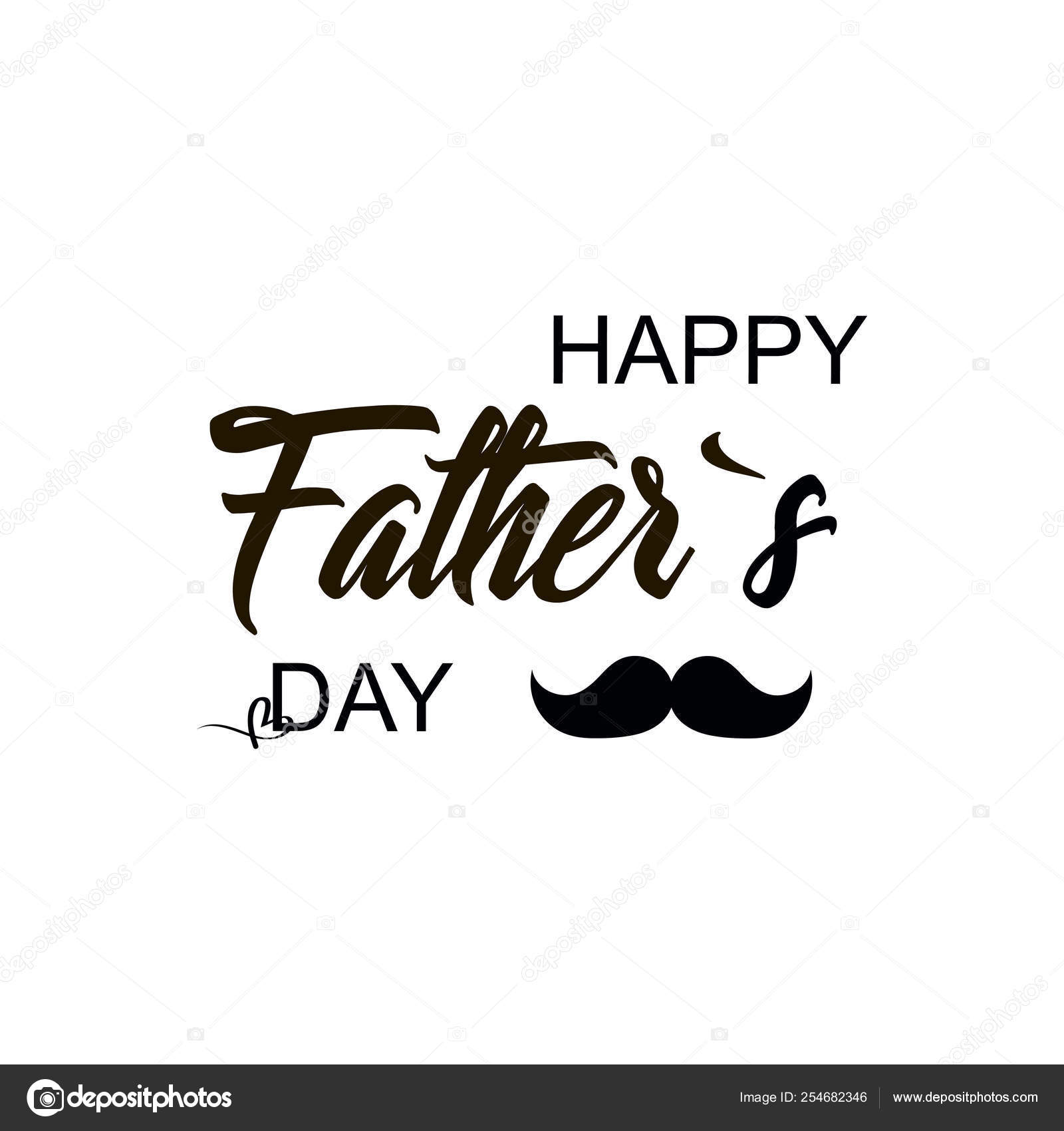 Father S Day Celebration Day Happy Fathers Day Lettering Desi Vector Image By C Vitalik19111992 Vector Stock 254682346