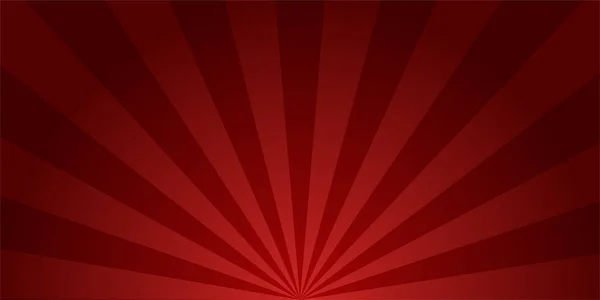 Retro background. Sunburst red colored. Burst design. Vector — Stock Vector