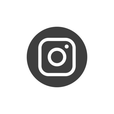 Beyaz arka planda kamera simgesi. Vektör tasarımı