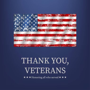 Gaziler Günü afişi ya da afişi. Vektör illüstrasyonu