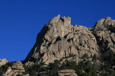 La Pedriza 'da granit oluşumu