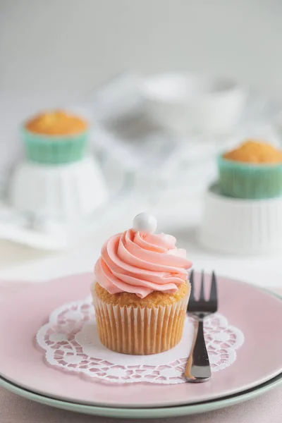 Renkli pastel cupcakes