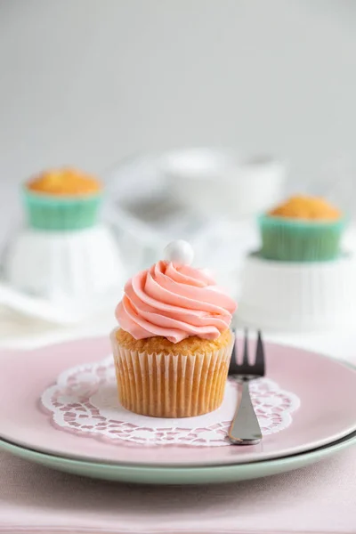 Renkli pastel cupcakes