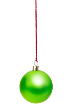  Beyaz arka planda izole edilmiş Noel süsleri. 