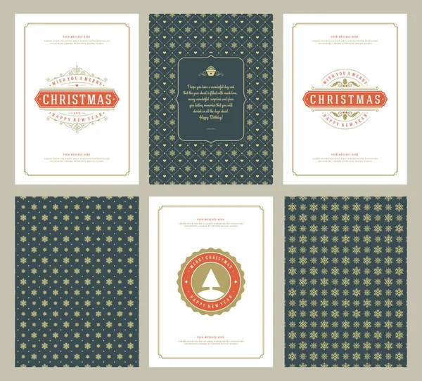 Neşeli Noel tebrik kartları şablonları ve desenler arka planlar