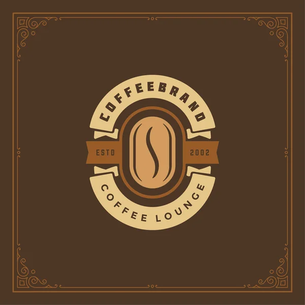 Coffee shop logo projekt szablon wektor ilustracja. — Wektor stockowy