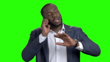 işadamı zaman kontrol acele.