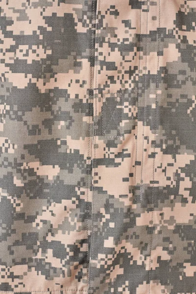 Στρατιωτική στολή με ραφές υφή. — Φωτογραφία Αρχείου