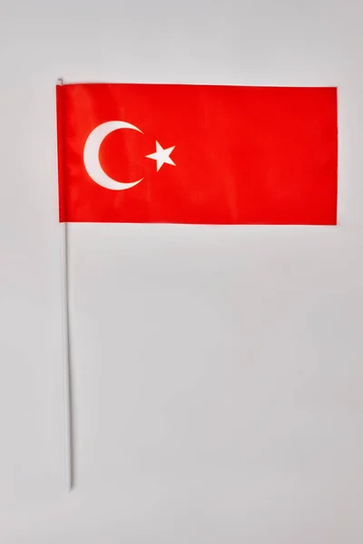 Eğer bayrak Türkiye beyaz. — Stok fotoğraf