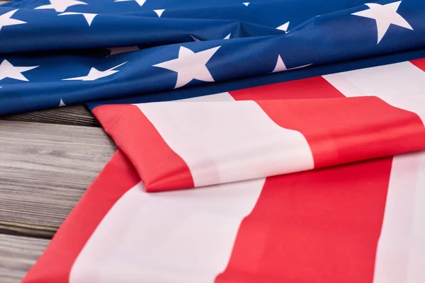 Close-up van de vlag van de Verenigde Staten van Amerika. — Stockfoto