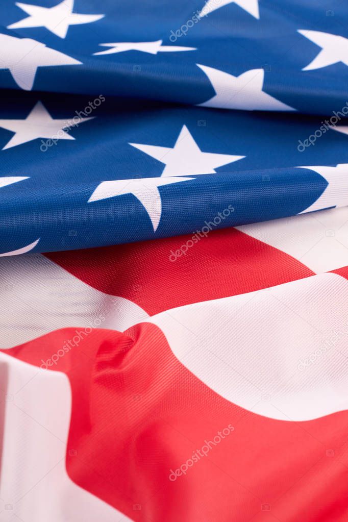 Beautiful USA flag background.