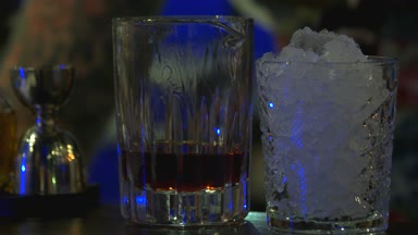 Brandy buz ile pişirme.