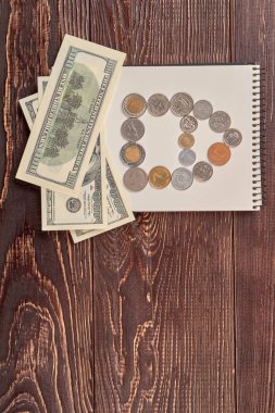 Tasarruf için para kavramı.