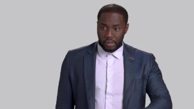 Gergin işadamı kol zamanında kontrol.