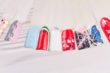 Güzel tırnak sanat tasarım örnekleri.