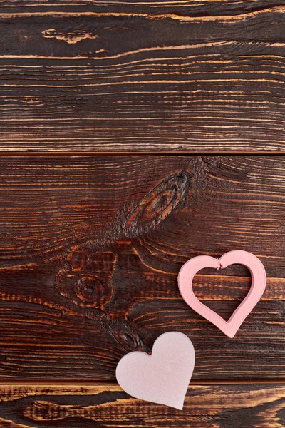 Feliz día de San Valentín concepto sobre fondo de madera . —  Fotos de Stock
