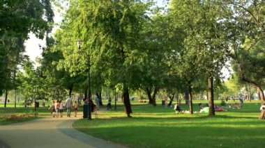 insanlar Şehir Parkı.